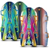 image:imageArtikfun Premium Recreational Winter Foam Snow Sled 2Pack ElectrifyElectrify GreenPink